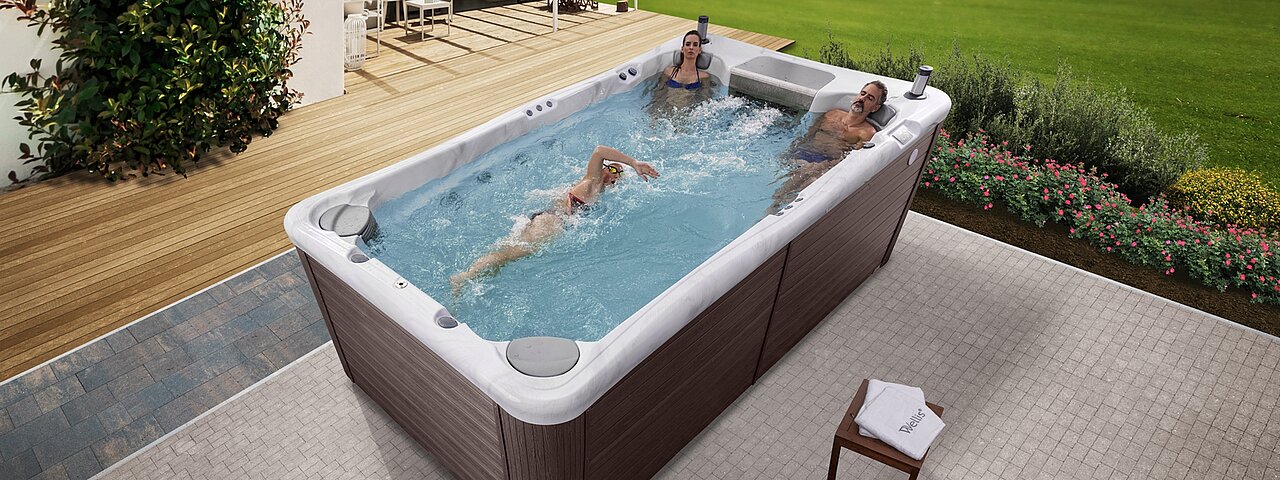 Wellis Danube Whirlpool – Luxuriöser Whirlpool für entspannende Wellnessmomente und perfekten Komfort