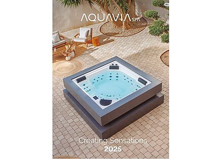 Titelbild Katalog von Aquavia einem Whirlpoolhersteller
